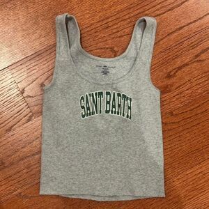 Brandy-melville Women's Grey Vest
